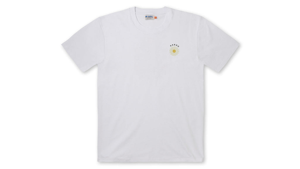 FLOWER BOUQUET T–SHIRT - BRIGHT WHITE / DOUGLAS FIR