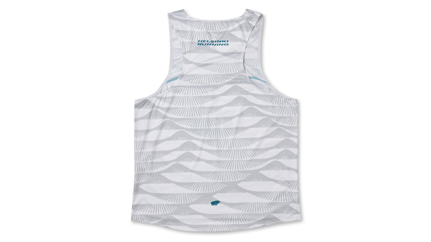 MEN'S RUNNING SINGLET - LUNAR ROCK / BISCAY BAY