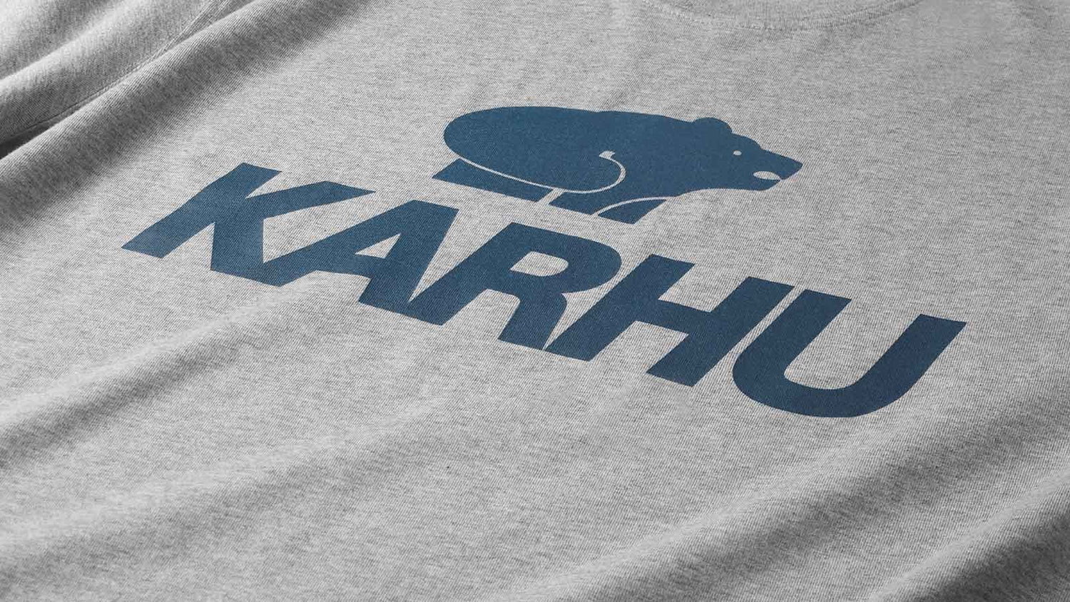 Karhu Classic Logo T-Shirt - Heather Grey / Navy KA00205-6020