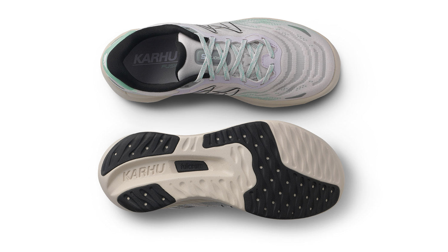 KARHU WOMEN'S FUSION 4.5 HIVO - WHITE SAND / ORCHID TINT | Running shoe