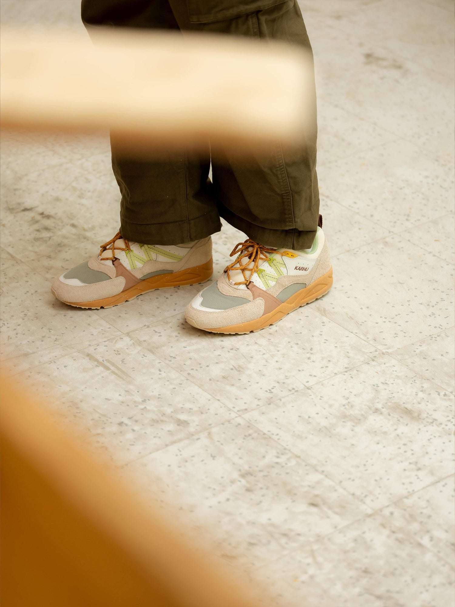 karhu fusion 2.0 mölkky pack - turtledove / shadow lime f804184 | lifestyle sneaker