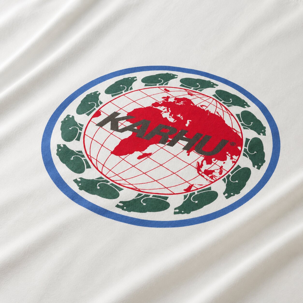 KARHU WORLDWIDE T–SHIRT - SUGAR SWIZZLE / GULL