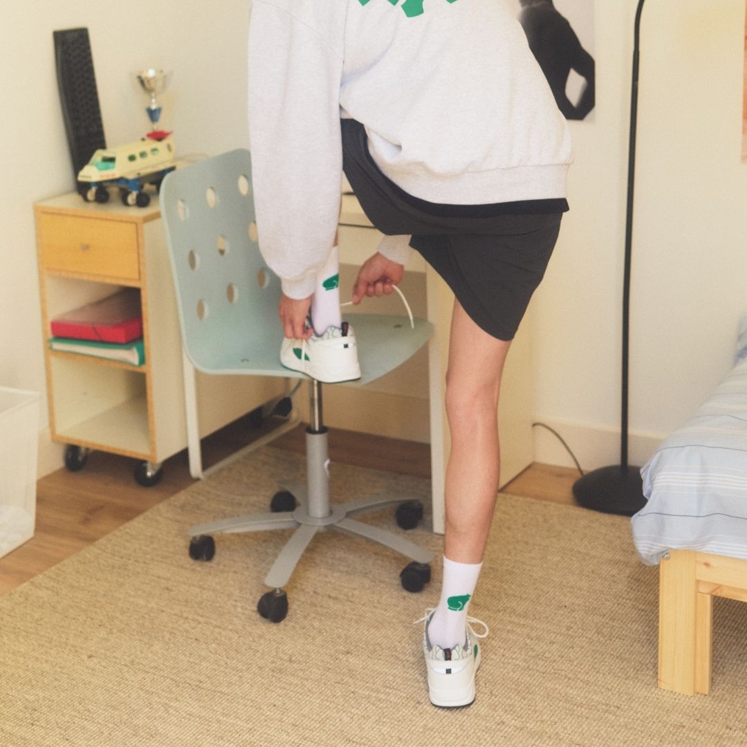 FUSION OG SOCKS - WHITE / ULTRAMARINE GREEN