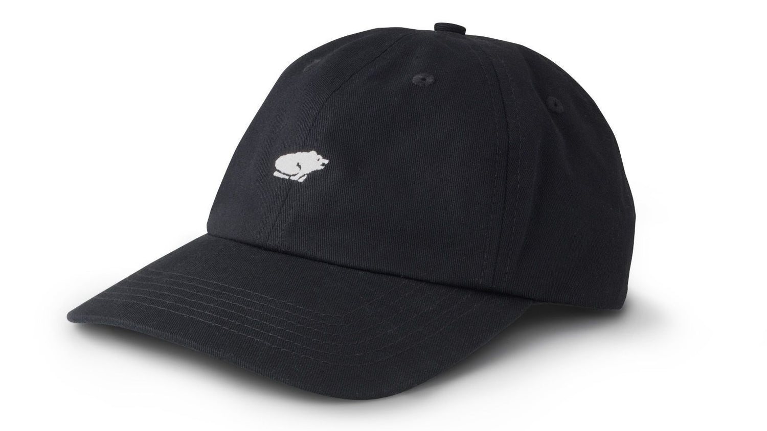 classic logo cap jet black / light grey