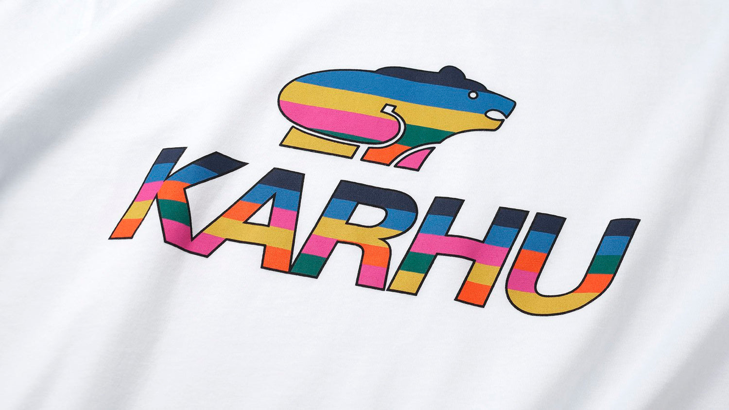 Karhu Team College Big Logo T-Shirt White MC OG Logo