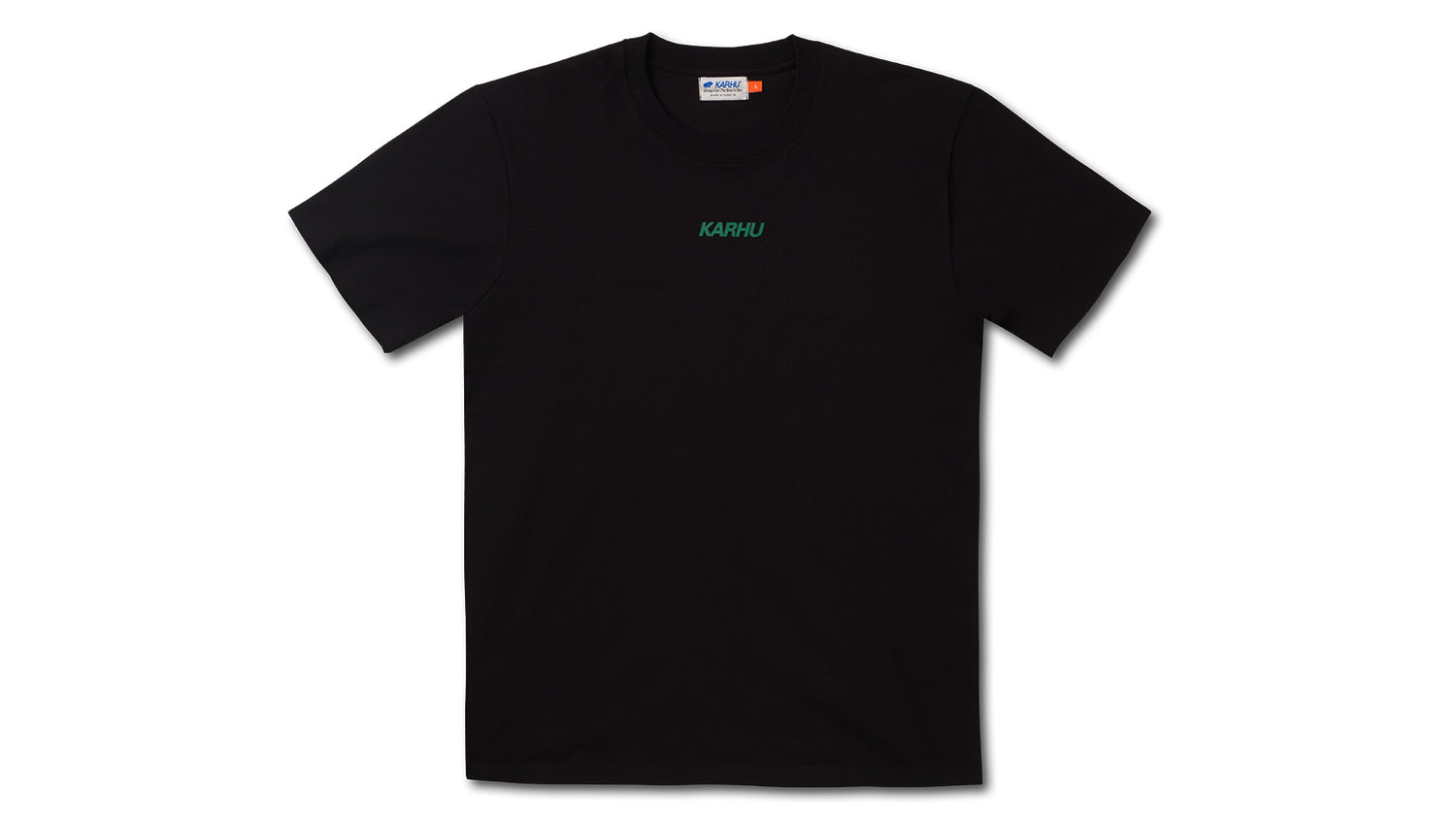 FUSION OG T–SHIRT - BLACK / ULTRAMARINE GREEN