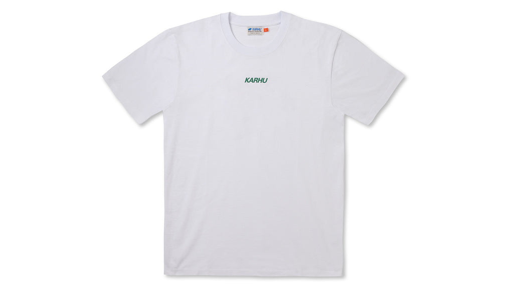 FUSION OG T–SHIRT - WHITE / ULTRAMARINE GREEN