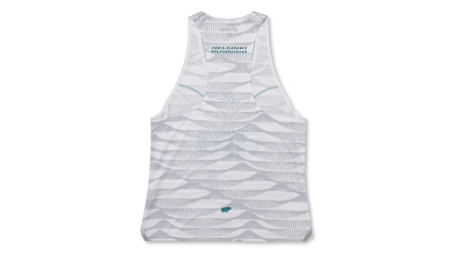 WOMEN'S RUNNING SINGLET - LUNAR ROCK / BISCAY BAY