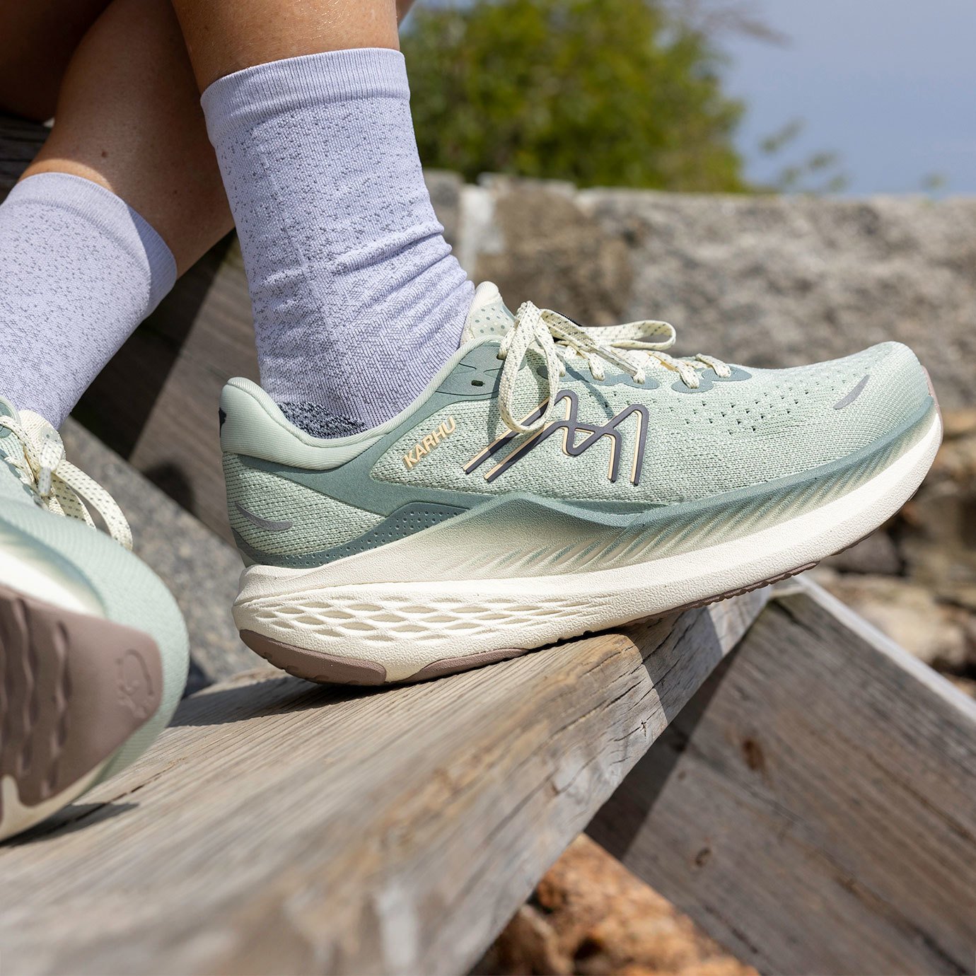 Karhu Womens Mestari Run 1.5 Sea Foam / Excalibur - Running Shoes