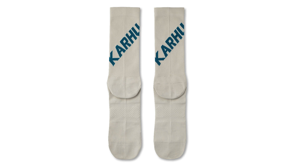 UNISEX RUNNING SOCKS - HUMMUS / MOROCCAN BLUE