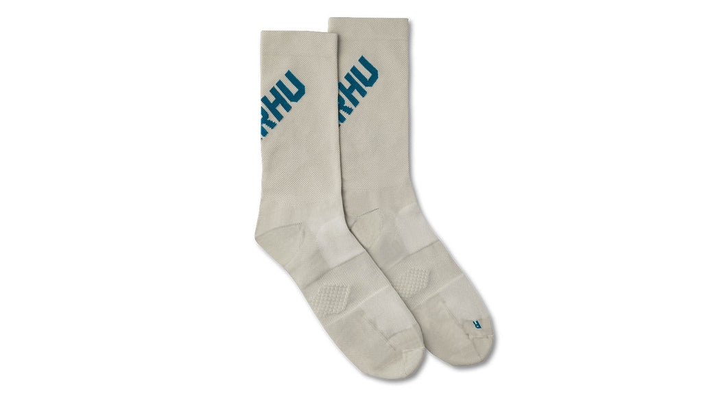UNISEX RUNNING SOCKS - HUMMUS / MOROCCAN BLUE