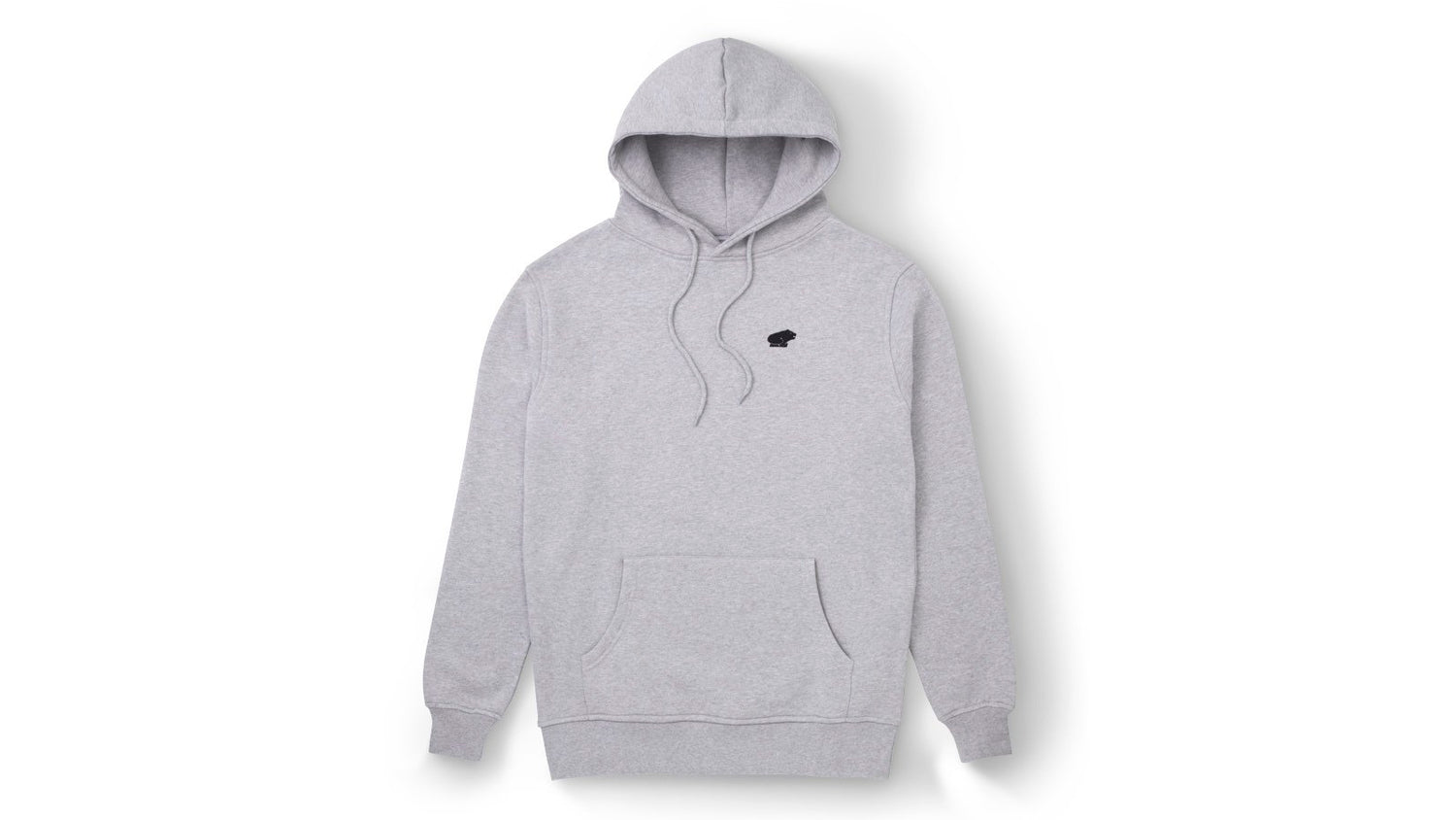 Karhu helsinki sport hoodie grey heather black front