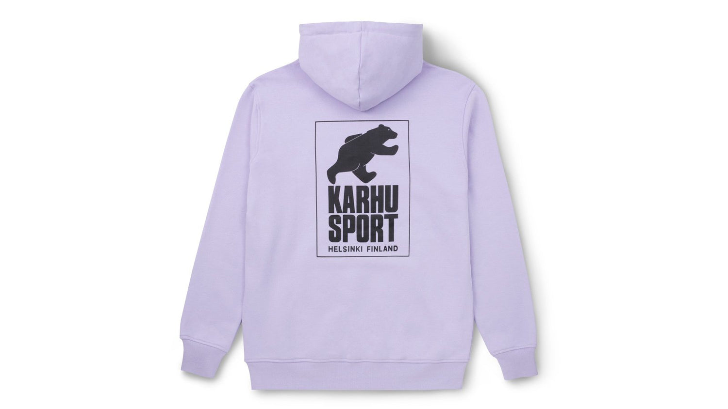 Karhu helsinki sport hoodie purple heather black back